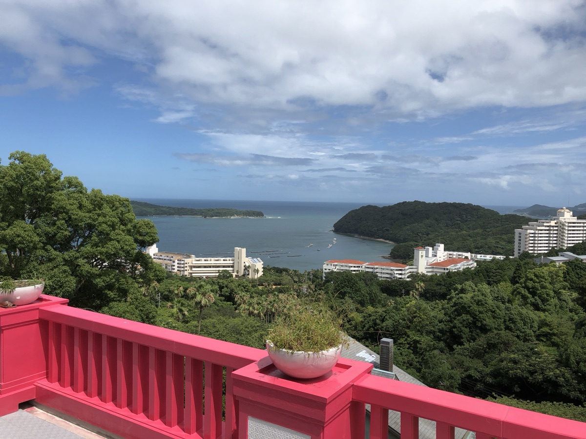 鳥羽の海を望む眺め