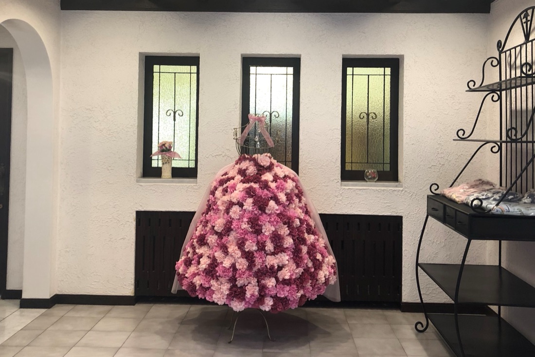 館内（フラワーディスプレイ）